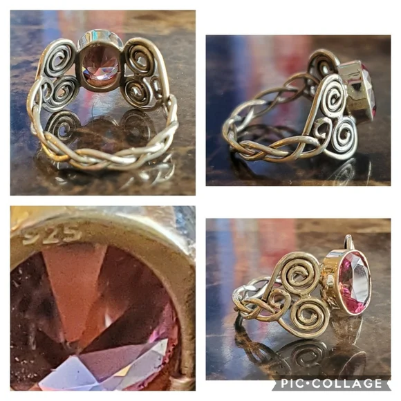 2.5 Color Changing Alexandrite Ring Size 9 - Picture 6 of 7